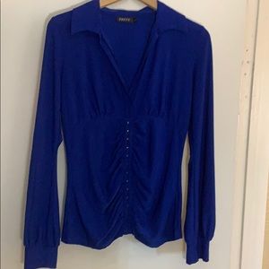 Nice royal blue women’s blouse.